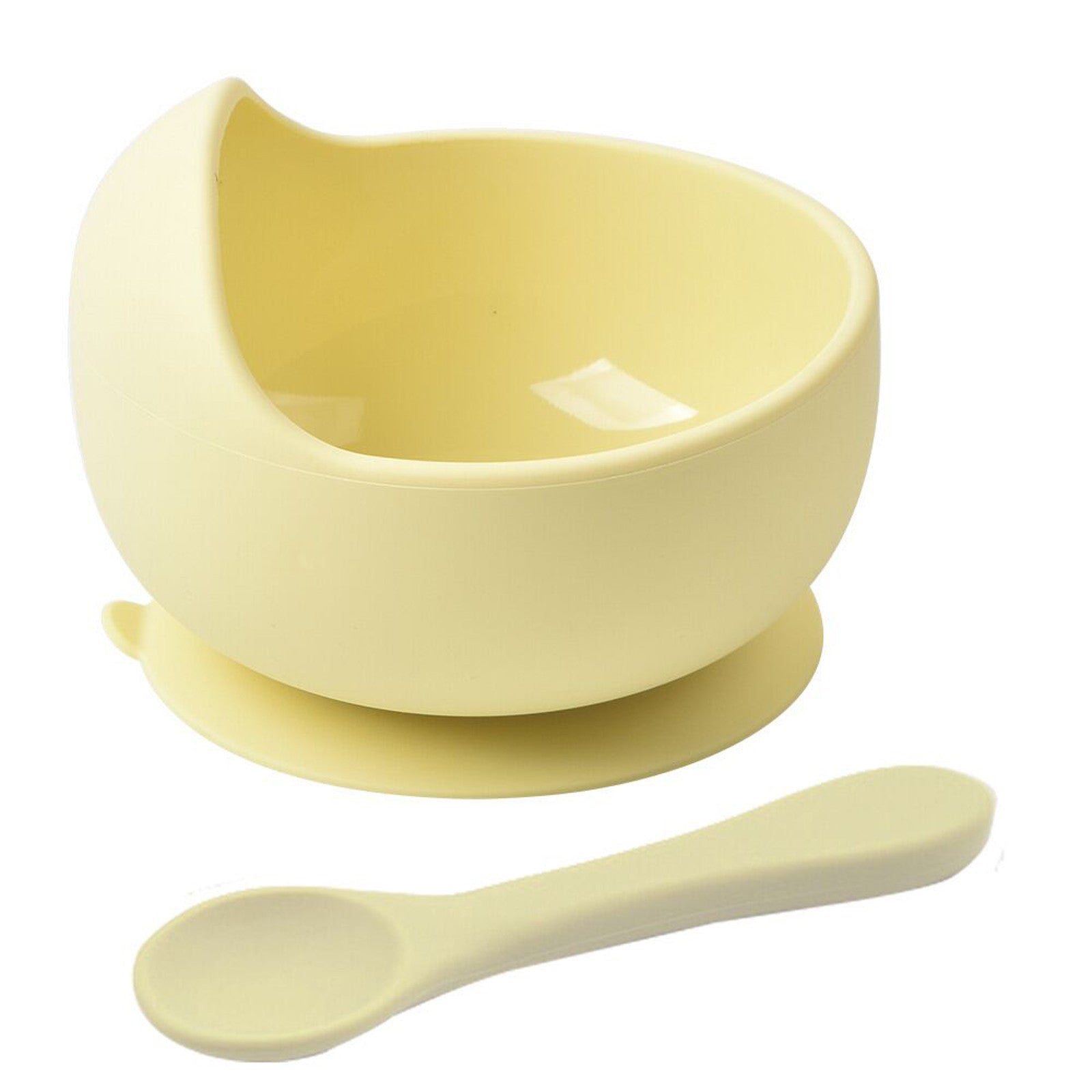 Kids Silicone Suction Cup Bowl – Non-Slip Baby Feeding Dish