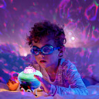 Octopus LED Projection Lamp – Ocean Wave Night Light for Kids & Relaxation