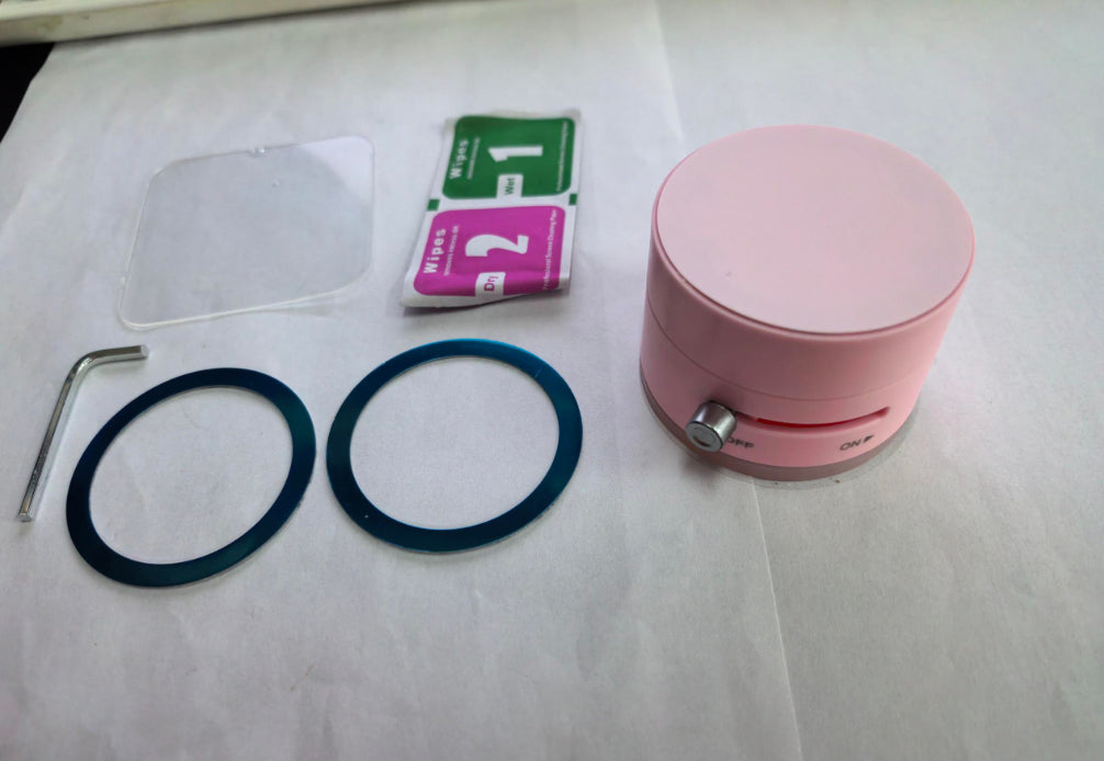 Foldable Magnetic Vacuum Suction Car Phone Holder – Hands-Free Dashboard & Windshield Mount for Smartphones