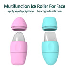 Ice Face Roller – Silicone Skin Tightening Tool for Pore Shrinking, Dark Circles & Facial Lifting
