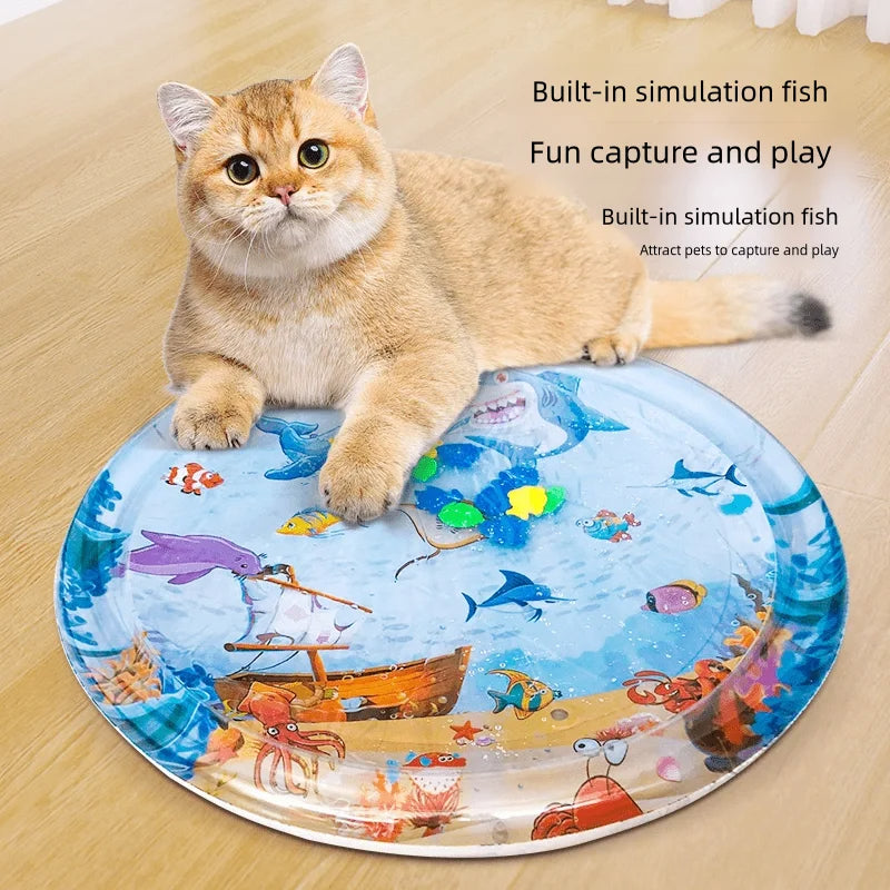 Cooling Pet Water Bed Mat – Summer Ice Cooling Cushion for Dogs & Cats (Leak-Proof & Comfortable)