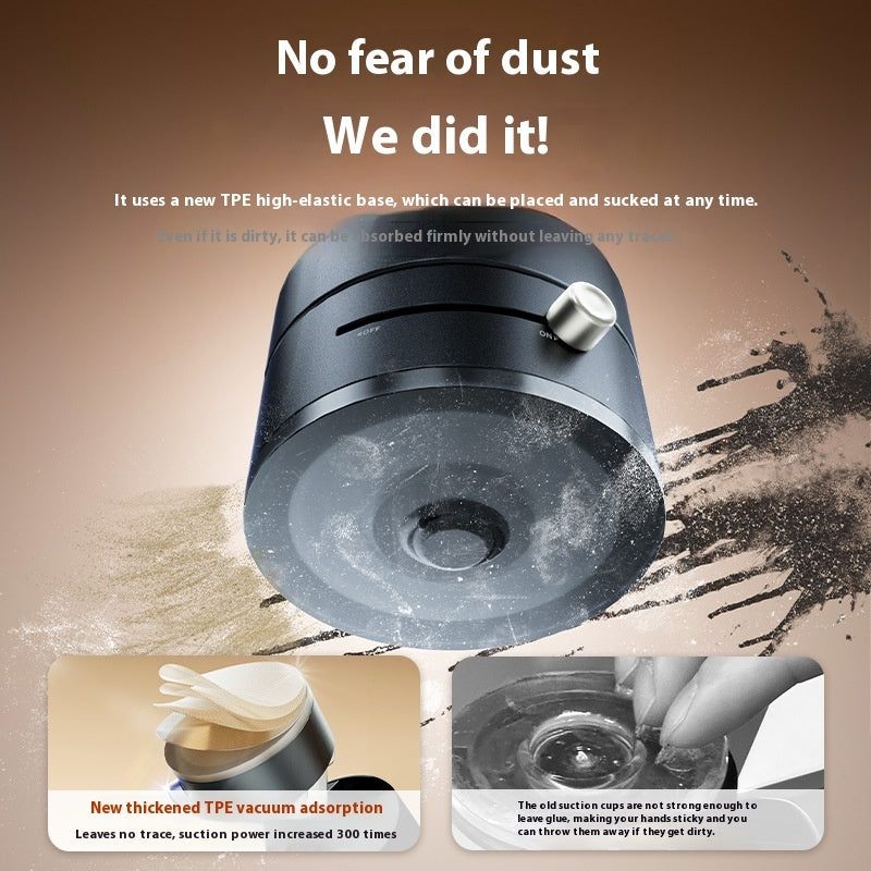 Foldable Magnetic Vacuum Suction Car Phone Holder – Hands-Free Dashboard & Windshield Mount for Smartphones