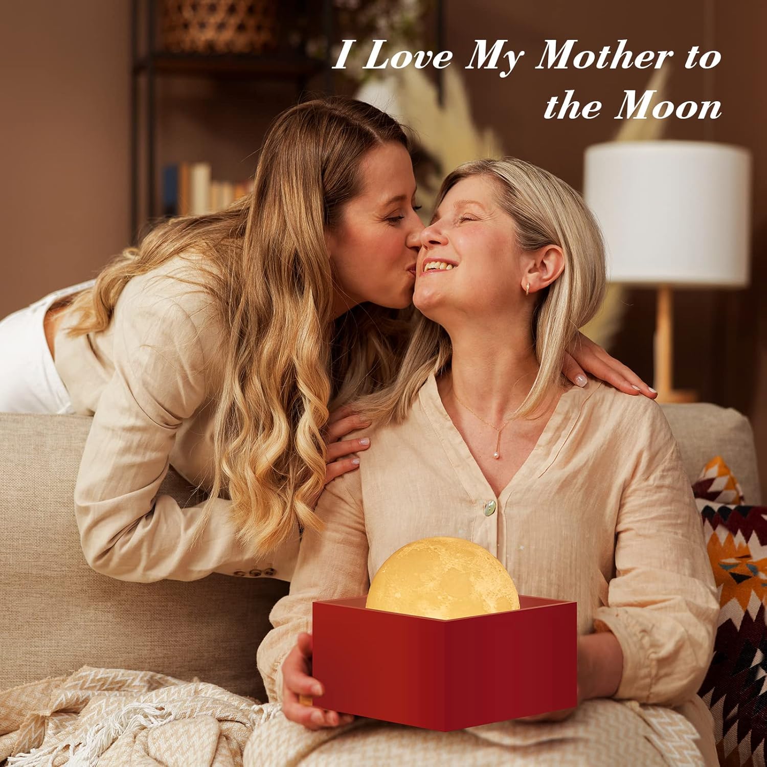 16-Color LED Moon Lamp with Stand & Remote Control | Creative Night Light with Dock for Bedroom & Home Décor