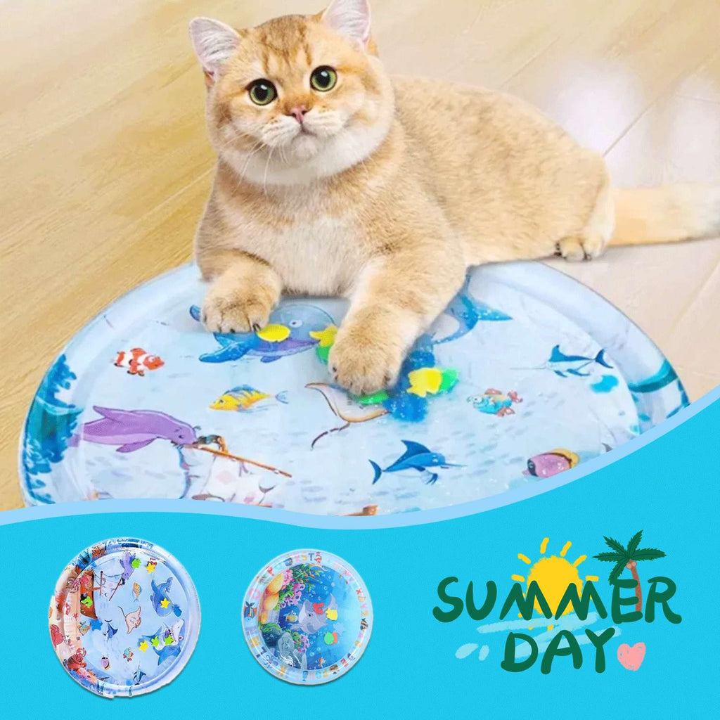 Cooling Pet Water Bed Mat – Summer Ice Cooling Cushion for Dogs & Cats (Leak-Proof & Comfortable)