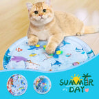 Cooling Pet Water Bed Mat – Summer Ice Cooling Cushion for Dogs & Cats (Leak-Proof & Comfortable)