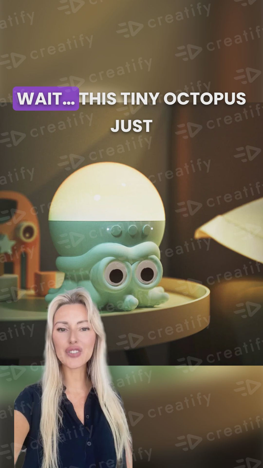 OctoGlow™ Ocean Galaxy Projector – 16-Color Relaxing Night Light